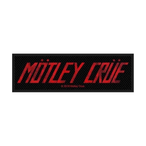 Motley Crue - Logo Standard Patch i gruppen MERCHANDISE / Merch / Metal hos Bengans Skivbutik AB (4359344)