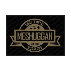 Meshuggah - Crest Standard Patch i gruppen MERCHANDISE / Merch / Metal hos Bengans Skivbutik AB (4359349)