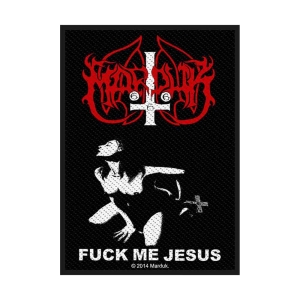 Marduk - Fuck Me Jesus Standard Patch i gruppen MERCHANDISE / Merch / Metal hos Bengans Skivbutik AB (4359360)