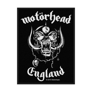 Motorhead - England Standard Patch i gruppen MERCHANDISE / Merch / Metal hos Bengans Skivbutik AB (4359365)