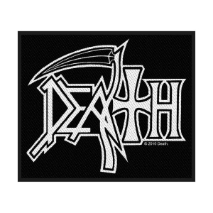 Death - Logo Standard Patch i gruppen MERCHANDISE / Merch / Metal hos Bengans Skivbutik AB (4359367)