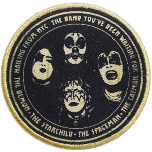 Kiss - Hailing From Nyc Printed Patch i gruppen MERCHANDISE / Merch / Metal hos Bengans Skivbutik AB (4359372)