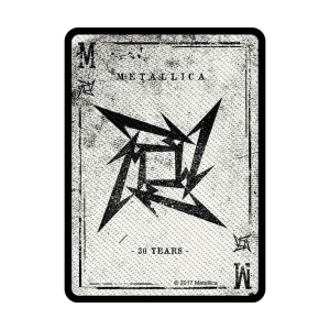 Metallica - Dealer Standard Patch i gruppen MERCHANDISE / Merch / Metal hos Bengans Skivbutik AB (4359375)