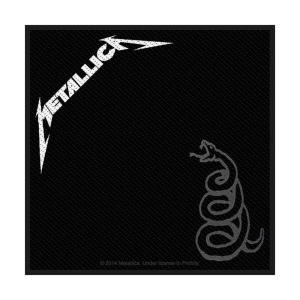 Metallica - Black Album 2014 Standard Patch i gruppen MERCHANDISE / Merch / Metal hos Bengans Skivbutik AB (4359381)