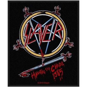 Slayer - Haunting The Chapel Standard Patch i gruppen MERCHANDISE / Merch / Metal hos Bengans Skivbutik AB (4379226)