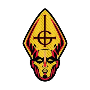 Ghost - Papa Head Standard Patch i gruppen MERCHANDISE / Merch / Metal hos Bengans Skivbutik AB (4379228)