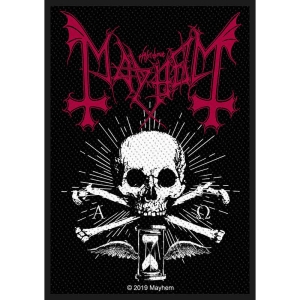 Mayhem - Alpha Omega Daemon Standard Patch i gruppen MERCHANDISE / Merch / Metal hos Bengans Skivbutik AB (4379248)