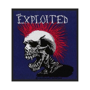 Exploited The - Mohican Standard Patch i gruppen MERCHANDISE / Merch / Punk hos Bengans Skivbutik AB (4379249)