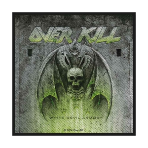 Overkill - White Devil Armory Standard Patch i gruppen MERCHANDISE / Merch / Metal hos Bengans Skivbutik AB (4379251)