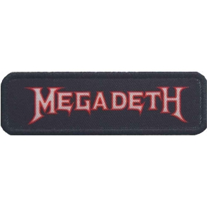 Megadeth - Logo Outline Printed Patch i gruppen MERCHANDISE / Merch / Metal hos Bengans Skivbutik AB (4379815)