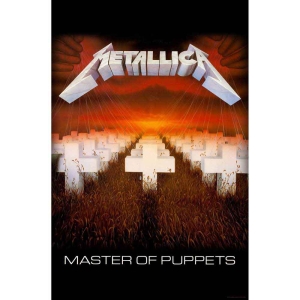 Metallica - Master Of Puppets Textile Poster i gruppen MERCHANDISE / Merch / Metal hos Bengans Skivbutik AB (4398180)