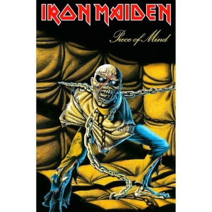 Iron Maiden - Piece Of Mind Textile Poster i gruppen MERCHANDISE / Merch / Metal hos Bengans Skivbutik AB (4398181)