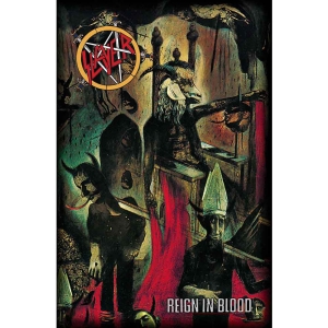 Slayer - Reign In Blood Textile Poster i gruppen MERCHANDISE / Merch / Metal hos Bengans Skivbutik AB (4398184)