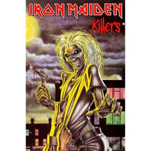 Iron Maiden - Killers Textile Poster i gruppen MERCHANDISE / Merch / Metal hos Bengans Skivbutik AB (4398187)