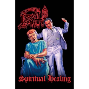 Death - Spiritual Healing Textile Poster i gruppen MERCHANDISE / Merch / Metal hos Bengans Skivbutik AB (4398191)