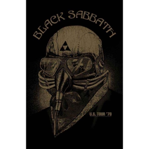 Black Sabbath - Us Tour '78 Textile Poster i gruppen MERCHANDISE / Merch / Metal hos Bengans Skivbutik AB (4398194)