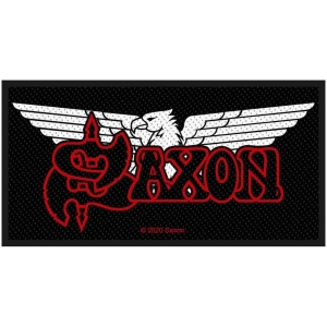 Saxon - Logo/Eagle Standard Patch i gruppen MERCHANDISE / Merch / Metal hos Bengans Skivbutik AB (4398200)