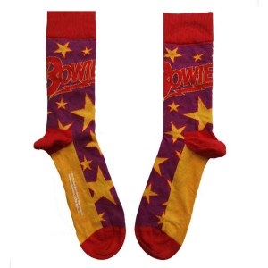 David Bowie - Stars Infill Uni Purp Socks (Eu 40-45) i gruppen MERCHANDISE / Merch / Pop-Rock hos Bengans Skivbutik AB (4399088)