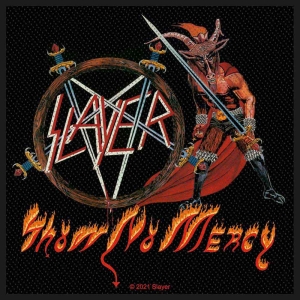 Slayer - Show No Mercy Standard Patch i gruppen MERCHANDISE / Merch / Metal hos Bengans Skivbutik AB (4400364)