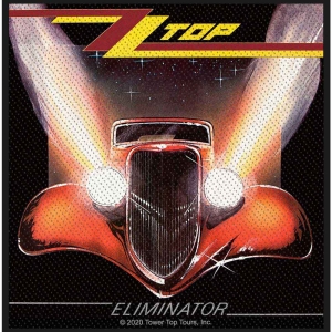 Zz Top - Eliminator Standard Patch i gruppen MERCHANDISE / Merch / Metal hos Bengans Skivbutik AB (4400368)