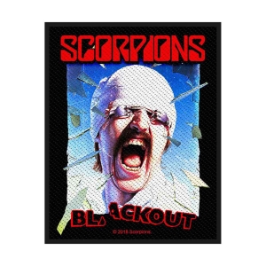 Scorpions - Blackout Standard Patch i gruppen MERCHANDISE / Merch / Metal hos Bengans Skivbutik AB (4400375)