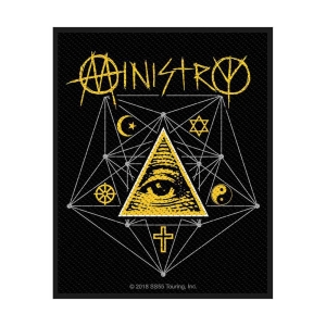 Ministry - All Seeing Eye Standard Patch i gruppen MERCHANDISE / Merch / Metal hos Bengans Skivbutik AB (4400380)