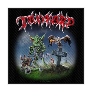 Tankard - One Foot In The Grave Standard Patch i gruppen MERCHANDISE / Merch / Metal hos Bengans Skivbutik AB (4400382)