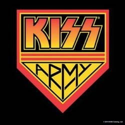 Kiss - Army Pennant Individual Cork Coaster i gruppen MERCHANDISE / Merch / Metal hos Bengans Skivbutik AB (4400408)