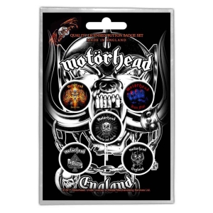 Motorhead - England Button Badge Pack i gruppen MERCHANDISE / Merch / Metal hos Bengans Skivbutik AB (4400508)