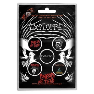 The Exploited - Punks Not Dead Button Badge Pack i gruppen MERCHANDISE / Merch / Punk hos Bengans Skivbutik AB (4400516)