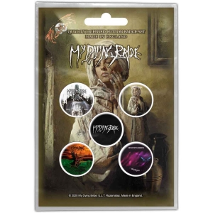 My Dying Bride - The Ghost Of Orion Button Badge Pack i gruppen MERCHANDISE / Merch / Metal hos Bengans Skivbutik AB (4400533)