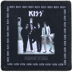 Kiss - Dressed To Kill Printed Patch i gruppen MERCHANDISE / Merch / Metal hos Bengans Skivbutik AB (4400559)