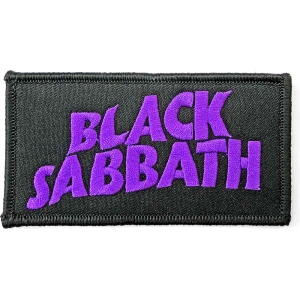 Black Sabbath - Wavy Logo Woven Patch i gruppen MERCHANDISE / Merch / Metal hos Bengans Skivbutik AB (4400562)