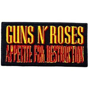 Guns N Roses - Appetite For Destruction Woven Patch i gruppen MERCHANDISE / Merch / Metal hos Bengans Skivbutik AB (4400565)