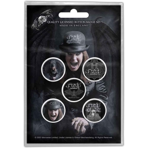 Ozzy Osbourne - Ordinary Man Button Badge Pack i gruppen MERCHANDISE / Merch / Metal hos Bengans Skivbutik AB (4400571)