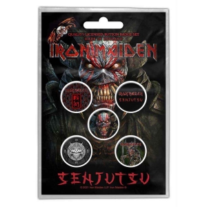 Iron Maiden - Senjutsu Button Badge i gruppen MERCHANDISE / Merch / Metal hos Bengans Skivbutik AB (4400574)