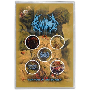 Bloodbath - Survival Of The Sickest Button Badge Pac i gruppen MERCHANDISE / Merch / Metal hos Bengans Skivbutik AB (4400590)