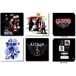 Lil Wayne - Coaster Set: Mixed i gruppen Merchandise hos Bengans Skivbutik AB (4400644)