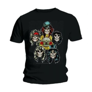 Guns N' Roses - Unisex T-Shirt: Vintage Heads (XX-Large) i gruppen Merchandise hos Bengans Skivbutik AB (4400645)