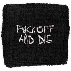 Darkthrone - Fabric Wristband: Fuck Off And Die (Loos i gruppen MK Export CDON Merch hos Bengans Skivbutik AB (4400661)