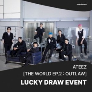 ATEEZ - [THE WORLD EP.2 : OUTLAW] (Random ver.) + Random Photocard(SW) (Lucky Draw) i gruppen Minishops / K-Pop Minishops / ATEEZ hos Bengans Skivbutik AB (4400695)