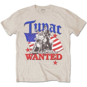 Tupac - Unisex T-Shirt: Most Wanted (Small) i gruppen Minishops /  hos Bengans Skivbutik AB (4400806)