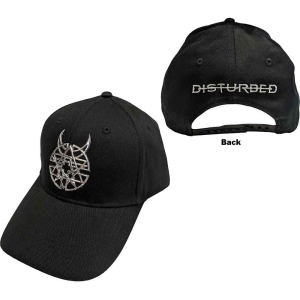 Disturbed - Sonic Silver Icon & Logo Bl Baseball C i gruppen MERCHANDISE / Merch / Metal hos Bengans Skivbutik AB (4400831)