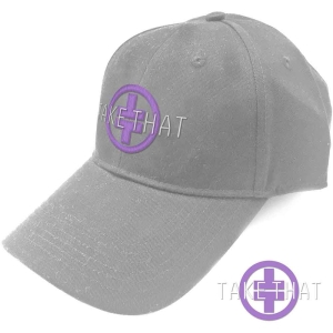 Take That - Logo Grey Baseball C i gruppen MERCHANDISE / Merch / Pop-Rock hos Bengans Skivbutik AB (4400855)