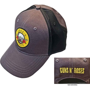 Guns N Roses - Circle Logo Char/Bl Baseball C i gruppen MERCHANDISE / Merch / Metal hos Bengans Skivbutik AB (4400878)