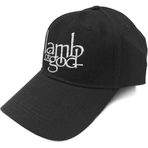 Lamb Of God - Logo Bl Baseball C i gruppen MERCHANDISE / Merch / Metal hos Bengans Skivbutik AB (4400893)