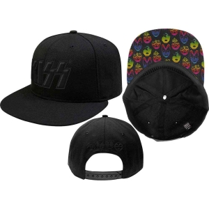 Kiss - Neon Faces Bl Snapback C i gruppen MERCHANDISE / Merch / Metal hos Bengans Skivbutik AB (4400923)