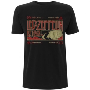 Led Zeppelin - Unisex T-Shirt: Zeppelin & Smoke (XX-Large) i gruppen -Start Jan R4 hos Bengans Skivbutik AB (4401013)