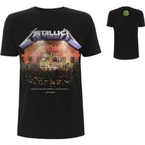 Metallica - Unisex T-Shirt: Stockholm '86. (Back Print) (Medium) i gruppen CDON - Exporterade Artiklar_Manuellt / T-shirts_CDON_Exporterade hos Bengans Skivbutik AB (4401038)