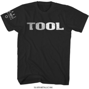 Tool - Unisex T-Shirt: Metallic Silver Logo (Sleeve Print) (XX-Large) i gruppen Minishops / Tool hos Bengans Skivbutik AB (4401124)